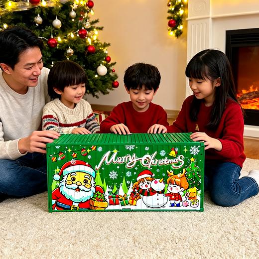 圣诞早班车🎅🏻【圣诞盲盒大货柜】圣诞氛围小礼物🎁偷偷给娃拉了整条柜！满当当一整柜孩子喜欢的玩具！豪华圣诞老人货柜箱！多种圣诞玩具随机搭配！手提礼盒自行准备 商品图1