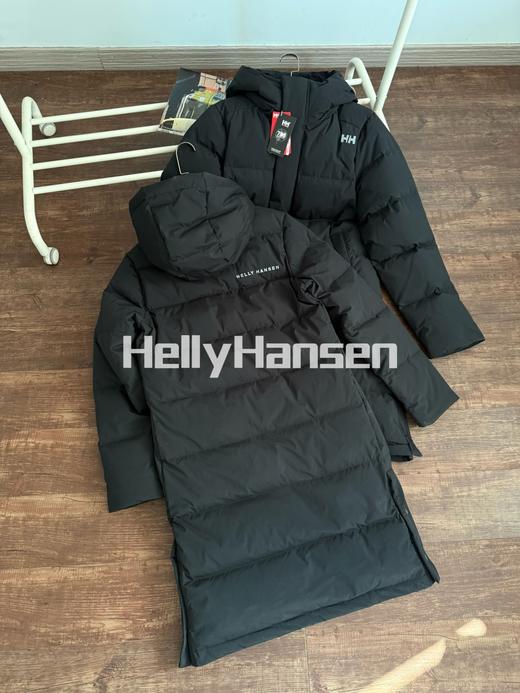 HH海丽汉森长款羽绒服过膝连帽羽绒服大衣男女同款 商品图2