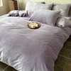 【京帝 法式雨露麻加绒五件套】舒适透气 亲肤保暖 不起静电 不爱掉毛 植物浸染 A面法式提花 B面加绒 商品缩略图1