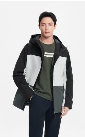 【春上新】【9.5折】2楼AIGLE艾高夹克2024秋季新品MTD防风防雨透汽经典拼接色男外套男士吊牌价3000现价2850