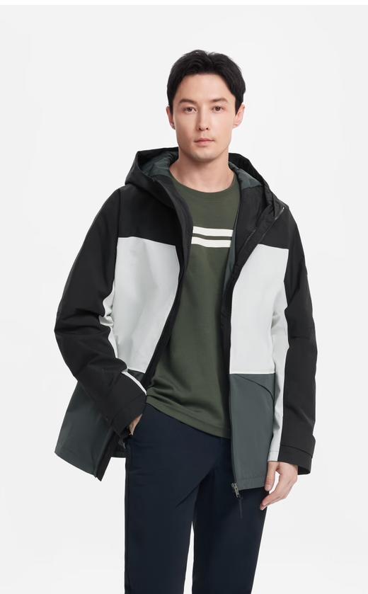 【春上新】【9.5折】2楼AIGLE艾高夹克2024秋季新品MTD防风防雨透汽经典拼接色男外套男士吊牌价3000现价2850 商品图0