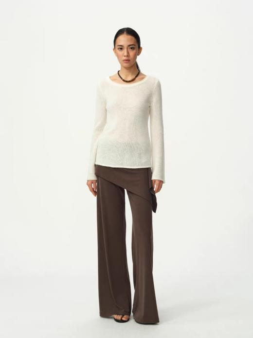 Evistub girls/E-5DCK1428/天然砂洗云感休闲长裤 商品图4