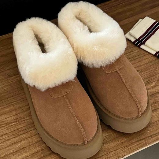 你好桑坡【桑坡村出品 皮毛一体】男女款勃肯鞋/半拖/雪地靴 商品图7