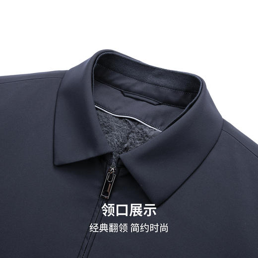 【可拆卸兔毛皮内胆】圣得西2025秋冬季新款男士修身吊面毛皮外套 商品图6