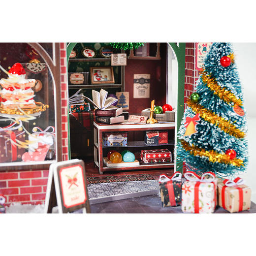 DIY手作圣诞小屋心意商店玩具-纪念日百货门店同款167193641 商品图2