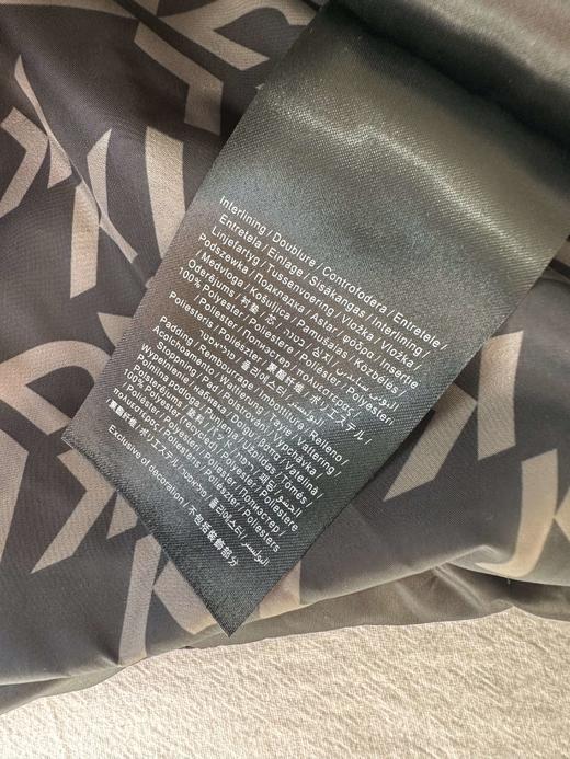 贝壳三 胶印字母蓬松保暖连帽棉服女轻便宽松绗缝棉衣C111201 商品图14