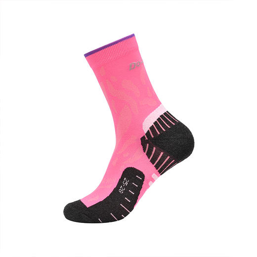 多威运动袜吸湿透气拼色暗纹设计感男女跑步中筒袜1352184 商品图7