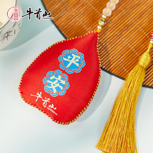 牛首山文创牛守万福之菩提佑安香囊车挂南京纪念品车载挂饰香包 商品图4