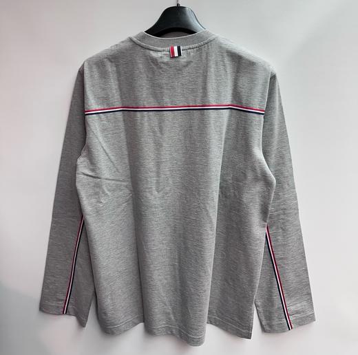 男款织带長袖T恤 偏大hu022 商品图1