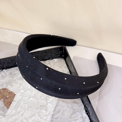 韩系黑色满天星细闪高颅顶发箍-纪念日百货门店同款167295613 商品图1