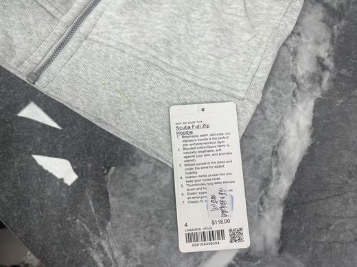瑕疵Lululemon/露露乐蒙 Scuba 女士经典版插肩袖连帽拉链卫衣外套 商品图2