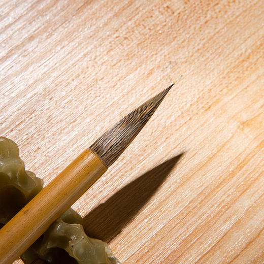 70年代“直上青云”纯石獾老毛笔（一支） 商品图7