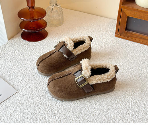 ❗️降温福利速抢🔥【AFJI儿童加绒保暖百搭魔术贴勃肯鞋A635】 ✅加绒加厚设计！保暖又好看 ✅勃肯设计，经典加上流行 商品图5