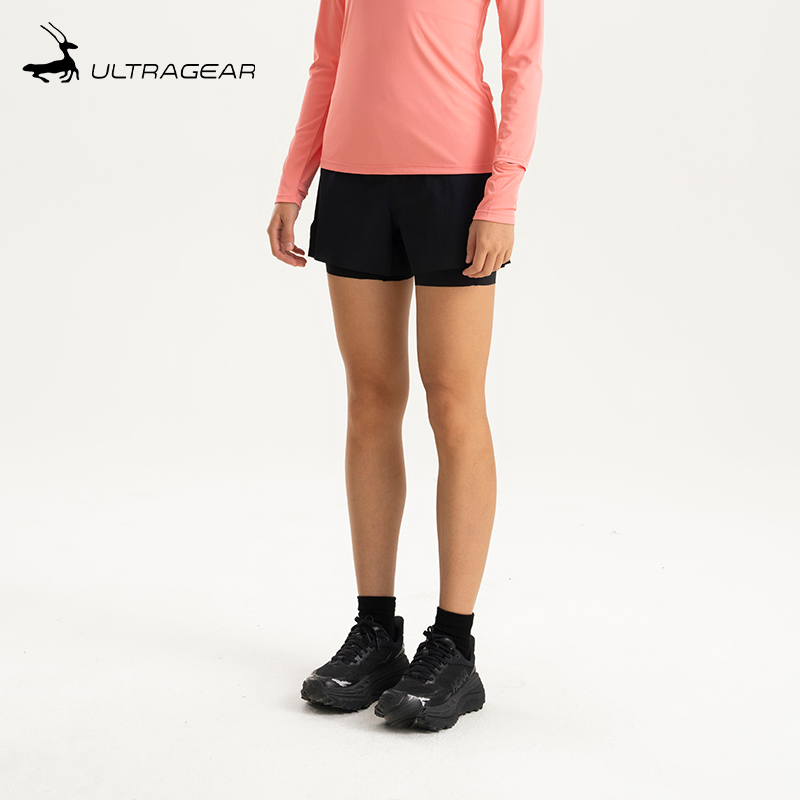 优极UG UP竞速轻量二合一短裤