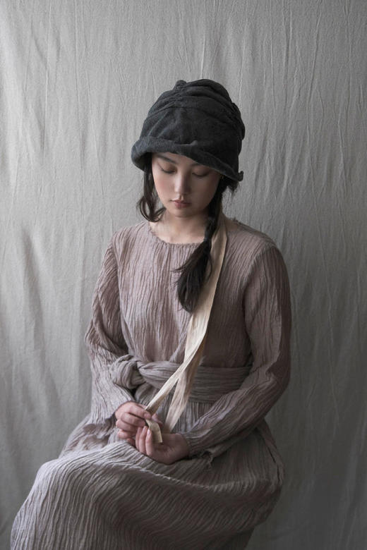 Kreuzzz 25AW 炭染棉麻milo IV古典罩帽 商品图6