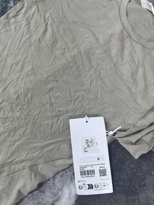 瑕疵Lululemon/露露乐蒙 Nulu 女士夏季轻盈排汗速干紧身运动短袖T恤 商品图2