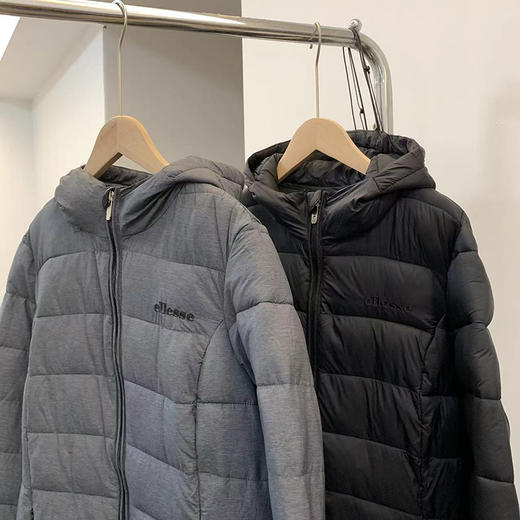 纯元！好货！出口订单余！ellesse中长款连帽棉衣！ 商品图0