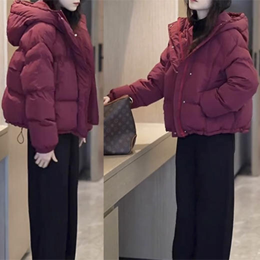 裁缝学苑AS595连帽短款羽绒服纸样女装外套新款百搭显瘦短上衣样板 商品图1