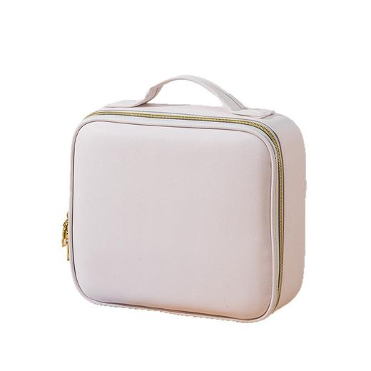 网红化妆包带镜子LED灯大容量便携化妆箱多功能分区分层手提包包 商品图4