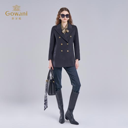 【绵羊毛】乔万尼大衣女新款秋冬毛呢外套收腰英伦风小个子高级感EF4A227 商品图3