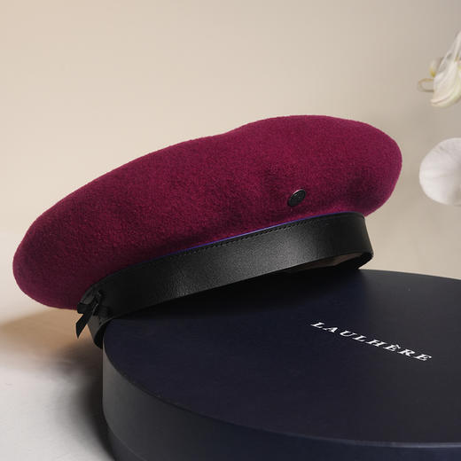 北京仓｜LAULHERE-BASQUE-绛红色 贝雷帽［法国设计师］ 商品图7