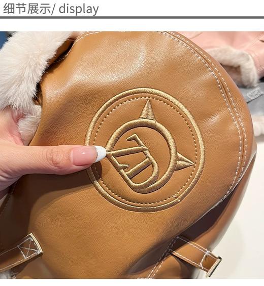 皮质雷锋帽子秋冬季加厚保暖户外护耳防风防寒毛绒帽 商品图1