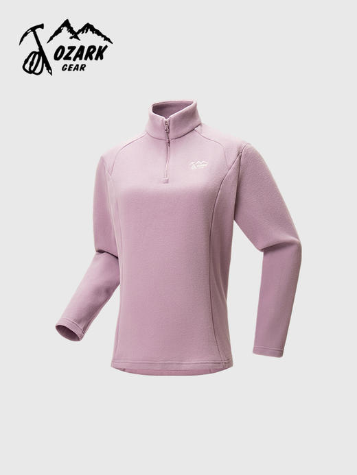 OZARK奥索卡女款半拉链T恤25年秋冬保暖OAGWT542114 商品图0