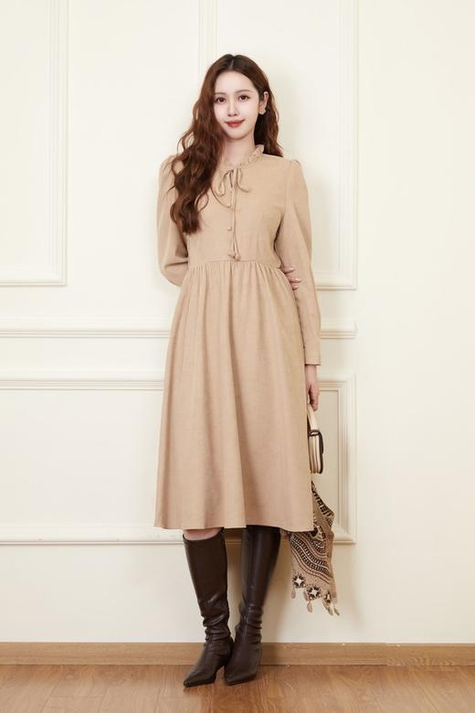 L.Fleuri 复古文艺流苏马甲+连衣裙休闲套装 21460 商品图3