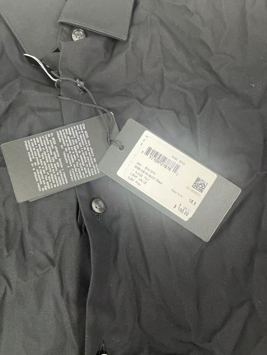瑕疵HUGO BOSS/胡戈波士 男士黑标易熨烫纯色商务休闲正装长袖衬衫 商品图3