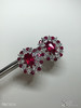 红宝石钻石耳钉，3.12ct/3.06ct【5061611】具体价格微信咨询 商品缩略图0