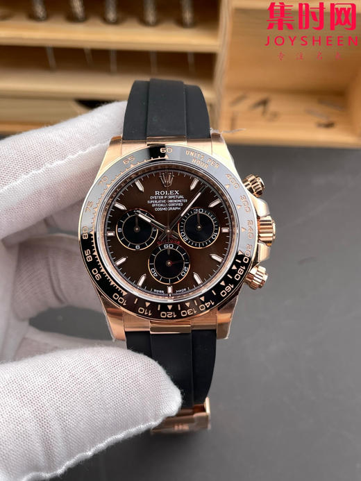 劳力士宇宙计型 EWE新款包边迪通拿计时系列 咖啡盘 4131机 男士腕表 商品图0