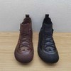 豪行冬季新款24468010复古真皮休闲女短靴软底软面女单靴平底防滑 商品缩略图0