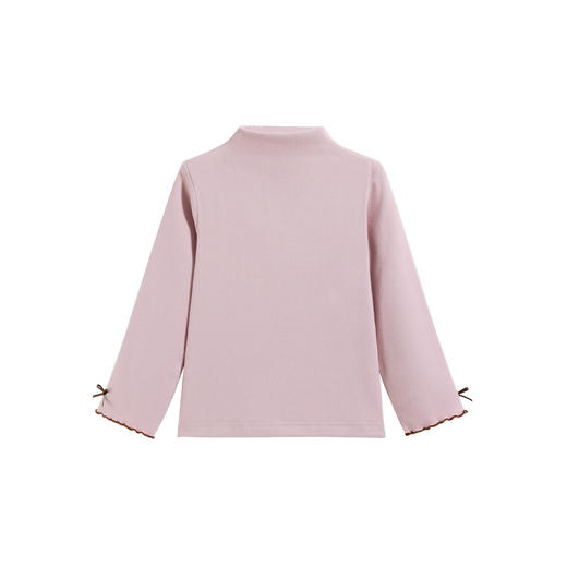 【双面磨毛】【80-130】俞兆林女童冬款打底衫长袖保暖T恤 商品图14