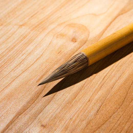 70年代“直上青云”纯石獾老毛笔（一支） 商品图5