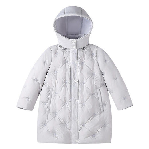 【实体店同款】女童中长款羽绒服冬季新款安奈儿童装AG545389 商品图8