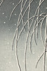 【已售】独角鹿西洋古董1932年日本昭和时代著名国宝级大师川濑巴水签名创作新版画《暮るる雪（江户川）》 商品缩略图9