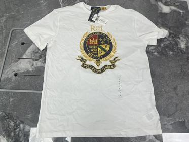 瑕疵Polo Ralph Lauren 男士夏季纯棉透气印花经典金标圆领短袖T恤