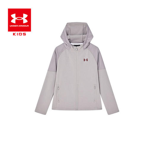 【12月-特惠福利】Under Armour安德玛儿童【加绒】连帽针织外套244124101超低折扣 商品图7