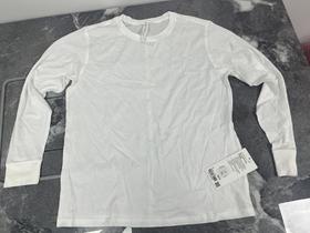 瑕疵Lululemon All Yours 女士春秋宽松版匹马棉休闲纯色圆领长袖T恤