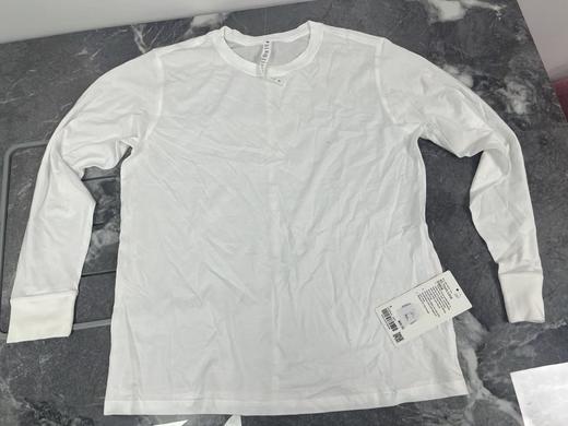 瑕疵Lululemon All Yours 女士春秋宽松版匹马棉休闲纯色圆领长袖T恤 商品图0