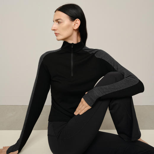 【商场同款】麦檬修身显瘦气质瑜伽上衣5FA101511U 商品图3