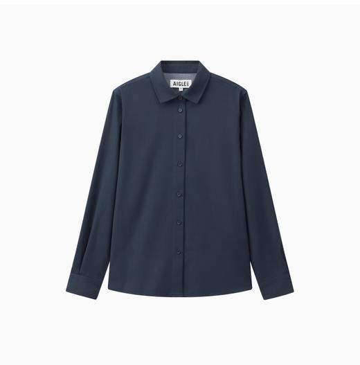 【春上新】【9.5折】2楼AIGLE艾高衬衫上衣2024女士户外休闲简约时尚纯色长袖 吊牌价1200现价1140 商品图0