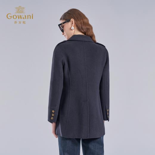 【绵羊毛】乔万尼大衣女新款秋冬毛呢外套收腰英伦风小个子高级感EF4A227 商品图4