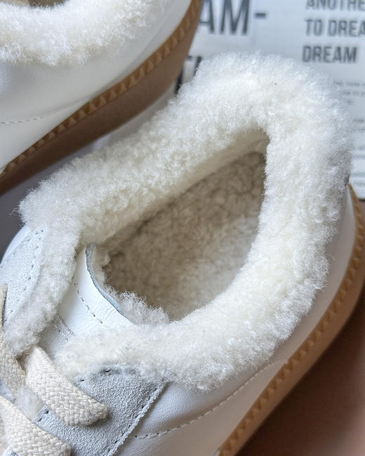 现货 THS-限时 M6家 女士 内里羊羔毛厚底德训鞋 2色 BZ1273 商品图8