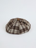 温暖摩卡慕斯色系拼接格纹八角帽鸭舌帽-纪念日百货门店同款166443266 商品缩略图2