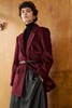 Kai & Kiera 高级复古红气质通勤毛呢西装外套 21516 商品缩略图5