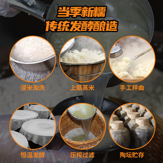 【2件全国包邮，部分地区除外】浊鉴纯粮发酵纯伏汁房县黄酒 1L/瓶 商品图1