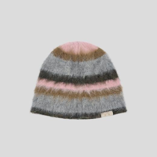 GOODBAI GOODEES刺绣logo条纹撞色针织帽 商品图2