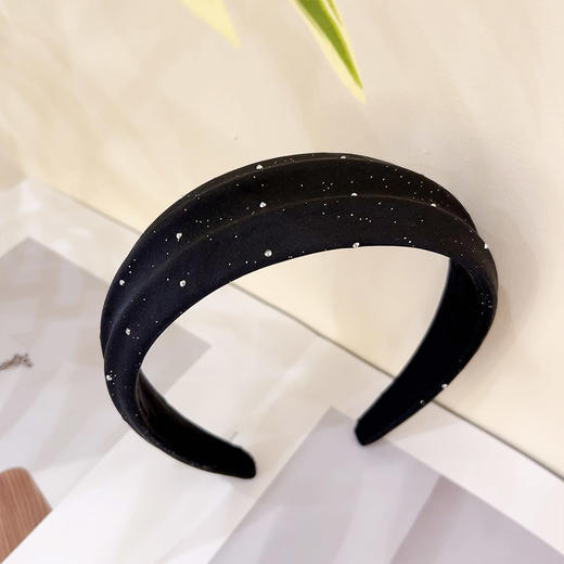 韩系黑色满天星细闪高颅顶发箍-纪念日百货门店同款167295613 商品图4