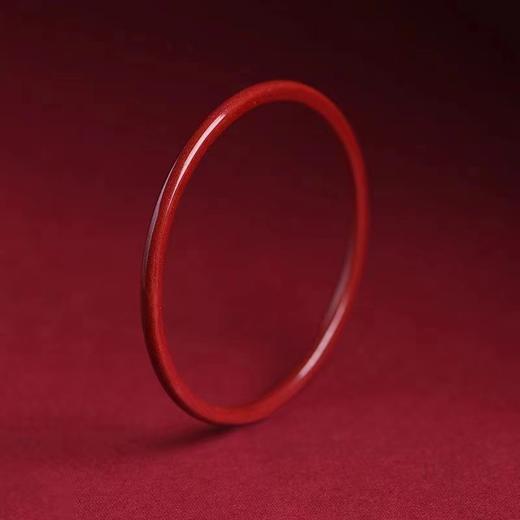 【东方之美❗️朱砂红素款手镯】复古民族风，高仿朱砂质感，叮当细条宽款任选，朱砂手镯本命年首饰叮当镯子女礼物QQ 商品图4